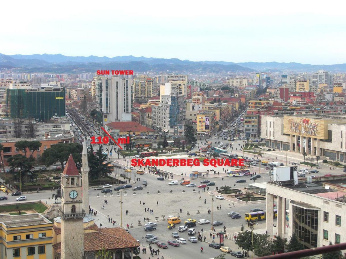 Sun Tower-Center Of Tirana Daire Dış mekan fotoğraf